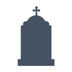 Grabstein als Symbolf für Erinnerung nach der stillen Seebestattung